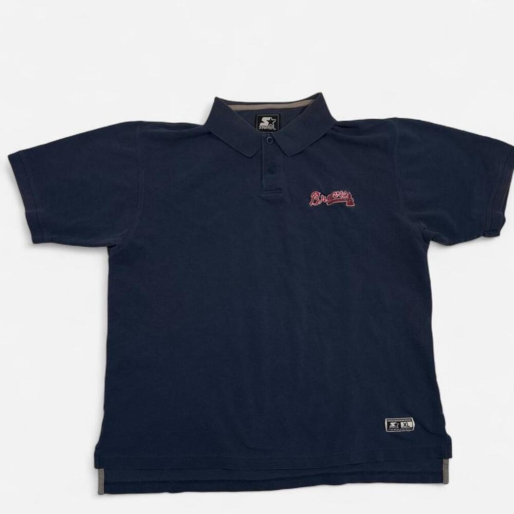 Vintage starter atlanta braves polo